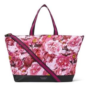 NWT Floral Victoria Secret tote